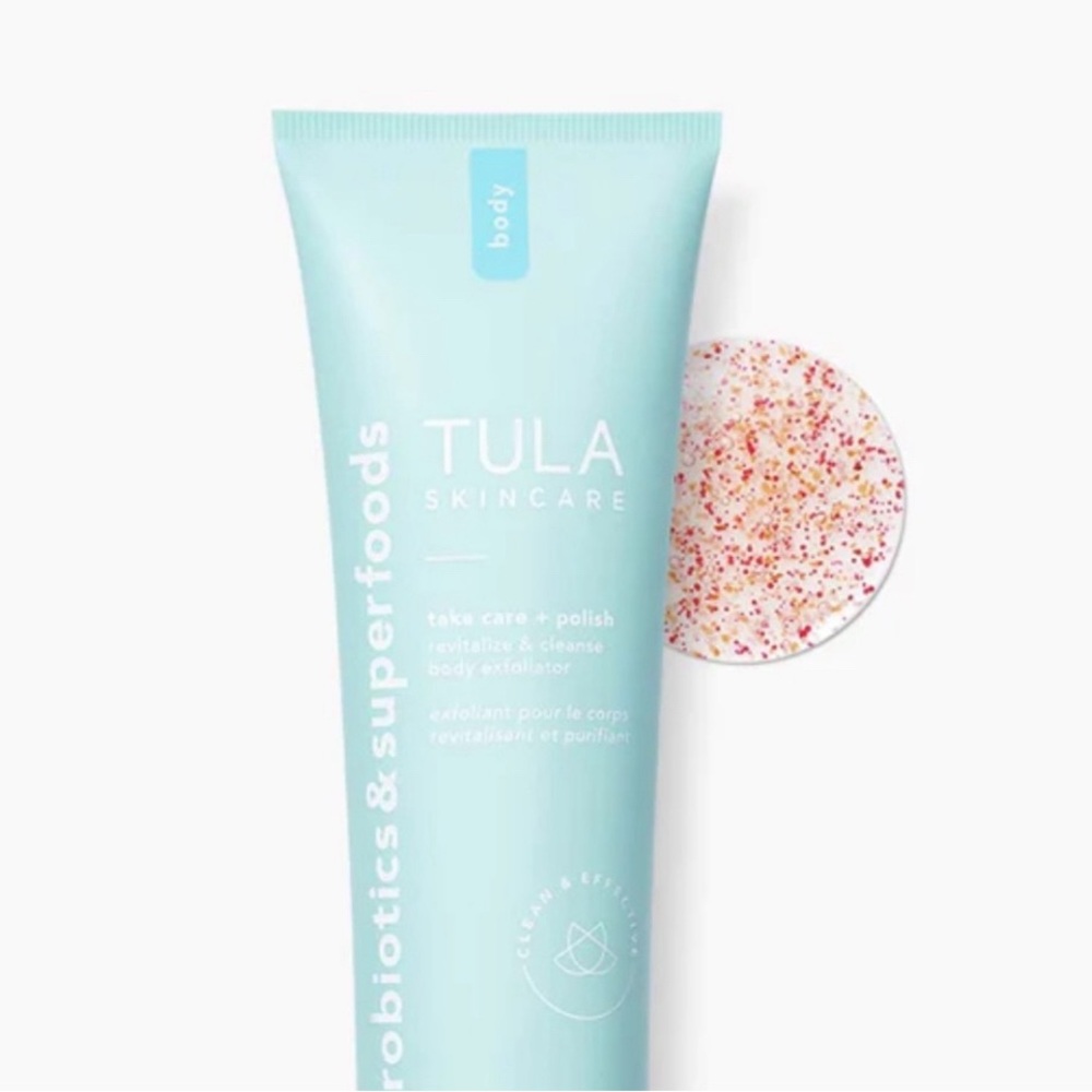NIB Tula Skincare Take Care + Polish Body Exfoliator 8.1 Fl Oz
